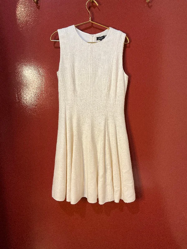 Theory Cream Linen Dress 8