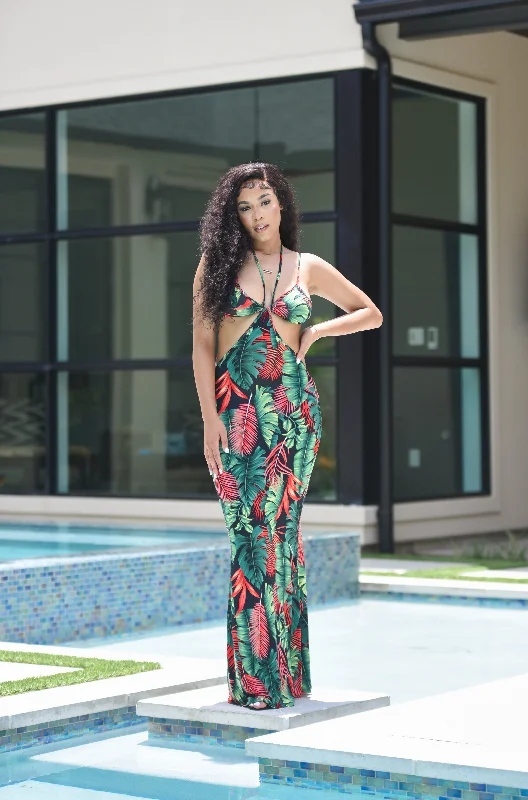 The "Jamaican Leaf" Dress