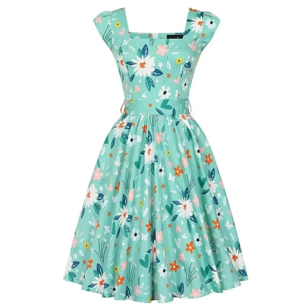 Swing Dress - Wispy Floral