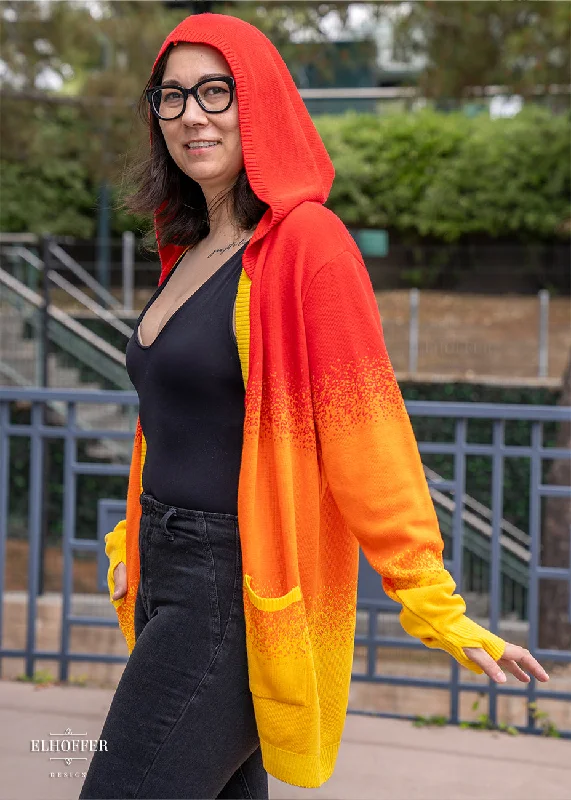 Galactic Sunset Ombre Longline Cardigan